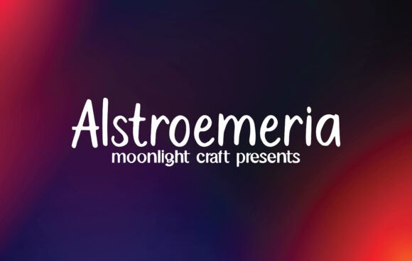 Alstroemeria: Elevating Design with Handwritten Charm