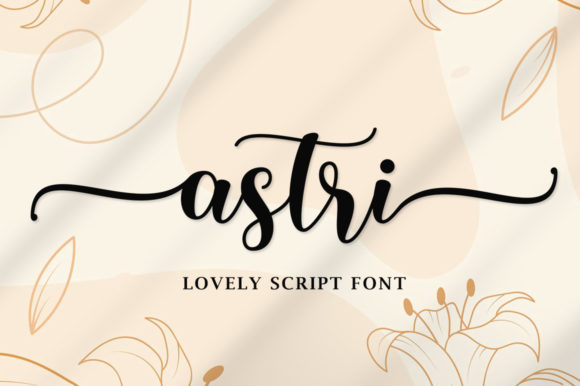 Astri Script: Elevating Design with Handwritten Elegance