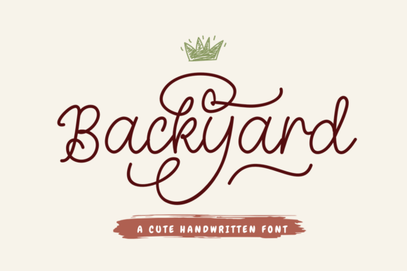 Backyard: The Handwriting Font with a Natural Charm