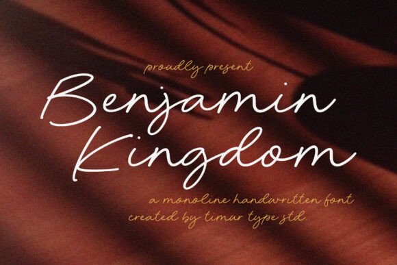 Benjamin Kingdom: A Modern Monoline Font for Designers