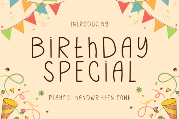 Birthday Special: A Handwritten Font for Modern Design