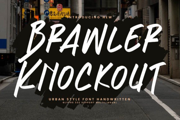Brawler Knockout: The Urban Typeface for Impactful Design