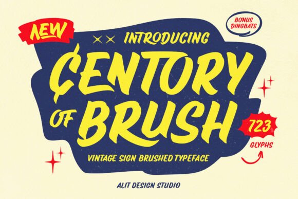 Century of Brush: Vintage Elegance for Modern Design