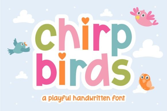 Chirp Birds: Elevate Your Visual Design with Playful Typography