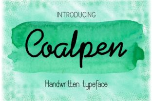 Coalpen: A Handwritten Typeface for Authentic Design