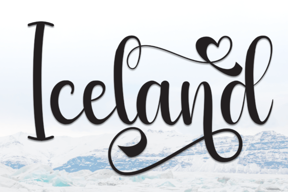 Iceland: A Charming Typeface for Whimsical Design