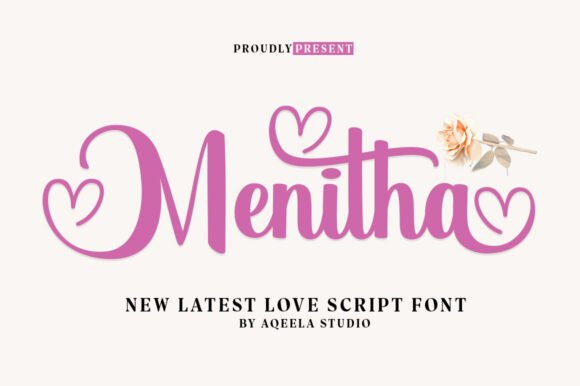 Menitha: A Bold Handwritten Font for Striking Design