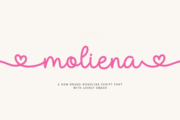 Moliena: The Sweet Script Font for Heartfelt Designs