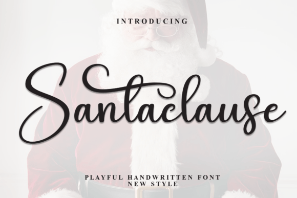 Santaclause: Elevate Holiday Designs with Festive Typography