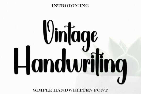 The Enduring Allure of Vintage Handwriting in Modern Design