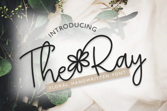 The Ray: A Floral Handwritten Font for Modern Design