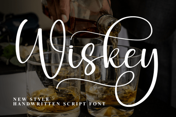 Wiskey: An Elegant Script Font for Sophisticated Design